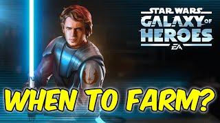 When To Farm (GAS) General Skywalker? SWGOH