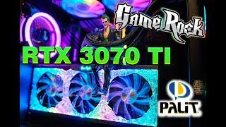 Palit GeForce RTX 3070 Ti GameRock из DNS | Красивая и ВСЁ?!