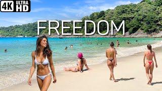 Freedom Beach in Phuket. An alluring paradise amidst the jungle. THAILAND 2024.