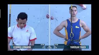 Veddriq LEONARDO Rekor Dunia (5,2 detik) Panjat Tebing-IFSC Climbing World Cup Salt Lake City, USA