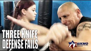 Three Knife Defense Fails