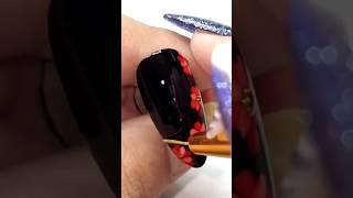 Easy and beautiful nail art design #nailart #easynailart #simplenails #nailart #shortvideo #bow