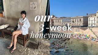 [eng subs] 3 Countries In 3 Days | Honeymoon vlog in Italy, Croatia and Germany