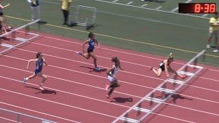 2016 TF - CIF-SS D3 Prelims - Girls 100M Hurdles (5 Heats)