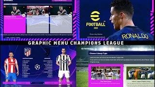 Graphic Menu PES 2022 Champions League For PES 2017