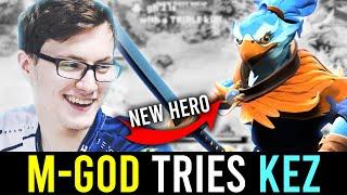 "MIRACLE tries new hero "KEZ" for the first time.." - DOTA 2