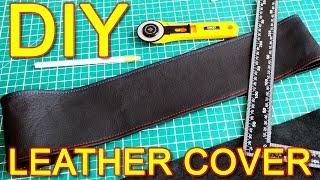 How to Make Steering Wheel Cover With Leather DIY