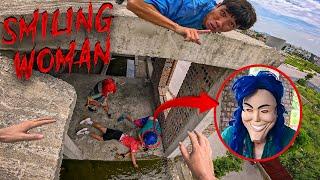 SMILING WOMAN REAL LIFE ESCAPE 9.0 | Horror Parkour Pov Short | Bubbles 3Run