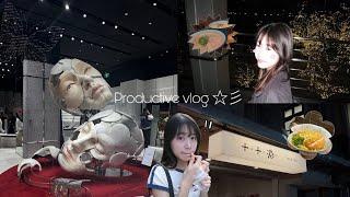 PRODUCTIVE VLOG 大學生忙碌的一週: weekend date, room tour, 參觀實驗室,幫朋友慶生,shopping in 信義區