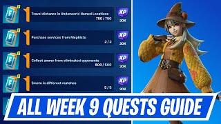 Fortnite Complete Week 9 Quests - How to EASILY Complete Week 9 Challenges in Chapter 5 Season 4