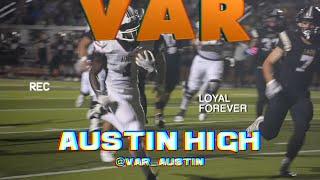 FULL TAPE: Austin High vs Buda Johnson (Maroon highlights, Week Three 2024)