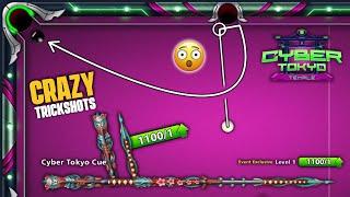 Level 999 Kiss & Trickshots for getting 1100 pieces of Cyber Tokyo Cue - 8 ball pool GamingWithK