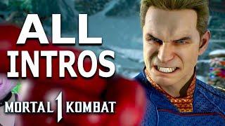 MORTAL KOMBAT 1 Homelander All Intros Dialogue Character Banter MK1