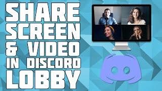 How to Share Screen/Video in a Discord Lobby! Enable Screensharing in a Public Discord Channel!