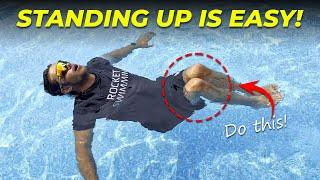 How to Stand Up Safely in Water - Back Float Recovery Technique