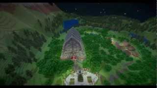 Minecraft - TimeLapse Catedral e Arredores