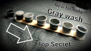 How to mix Greywash -  Black and Gray setup (New formula)