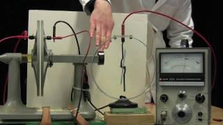 MIT Physics Demo -- Adjustable Capacitor with Dielectric