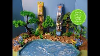 Wild Republic Animal Families Tubes - Wildlife & Ocean Animals Small World Diorama