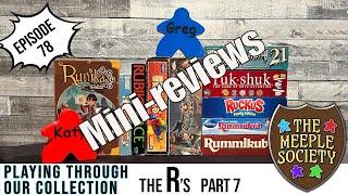 EP 78: the R's (pt 7) Playing through our collection: A board game challenge