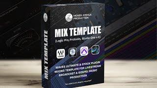 MJP Waves Mix Template - Overview & Set Up (Logic Pro X)