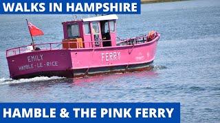 WALKS IN HAMPSHIRE at HAMBLE (& THE PINK FERRY) (4K)