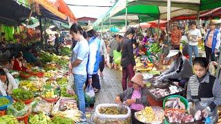 Daily Fresh Food & Lifestyle - Cambodia's Street Market Food