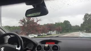 2012 Peugeot 308 1,6 e-HDi 115 - Driving in the rain