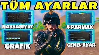 SIRADIŞI AYARLARIM! HASSASİYET VE KONTROL YAKIN TEMASTA FARK YARATIYOR!! (KANITLI) | Pubg Mobile