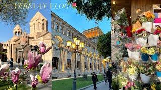 Spring in Yerevan vlog: walking around, restaurant, airport etc.