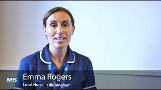 Local nurse, Emma tells us about the new NHS Birmingham and Solihull Health App