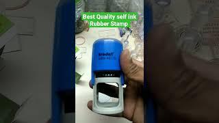 Trodat self ink Round Rubber Stamp | Best Quality self inking Stamp | #stamps #shorts