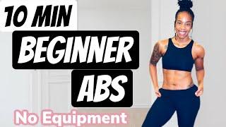 10 MIN AB WORKOUT FOR BEGINNERS - AT HOME EDITION -NO EQUIPMENT + FAT BURNING AND FLAT STOMACH