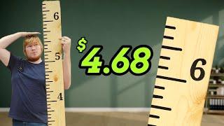 DIY Growth Chart Ruler in 10 Minutes or less