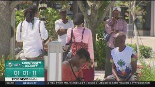 Florida's Haitian community holds rally after Trump claims about immigrants eating pets in Ohio