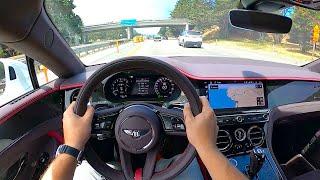 2025 Bentley Continental GT Speed First Edition PHEV - POV Test Drive (Binaural Audio)