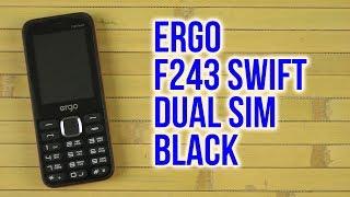 Распаковка Ergo F243 Swift Dual Sim Black