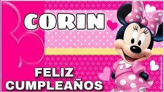 MINNIE MAUSE te saluda en tus  cumpleaños CORIN