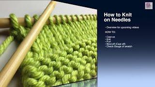 How to Knit - Cast On Beginner (with closed captions) start knitting