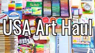 What I HAD to Buy in the USA! Art Supplies Haul 