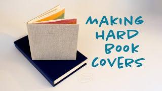 Make a book cover with a hard or soft spine