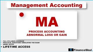 Management Accounting | ACCA_MA - Process Costing • @financeskul