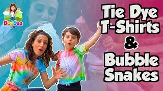 Tie Dye T-Shirts | Bubble Snake Experiment