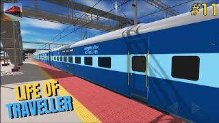 LIFE OF TRAVELLER IN THIS GAME || INDIAN TRAIN CROSSING 3D || HINDI GAMEPLAY