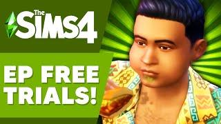 Sims 4 Expansion Pack FREE TRIALS!! (New Lovestruck Survey)