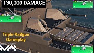 IT Caio Duilio - with RG-32 Mk1 New Railgun Gameplay | Modern Warships