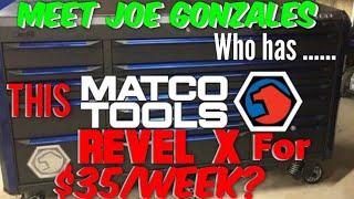 Matco Revel X Toolbox $35 A Week ! Meet Matco Dealer Joe Gonzales