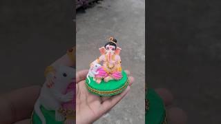🪷Easy Ganpati idol making with Super clay #shorts #ganpati #trending #clayart #viral