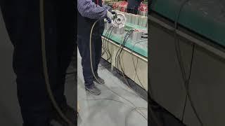 Washing glitches on the end cover of electric motors in Xinda Motor plant #electricmotor #automobile