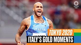   Italy's gold medal moments at #Tokyo2020 | Anthems